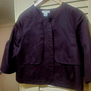 Women's short jacket by Vertigo of Paris. Brown, size medium
